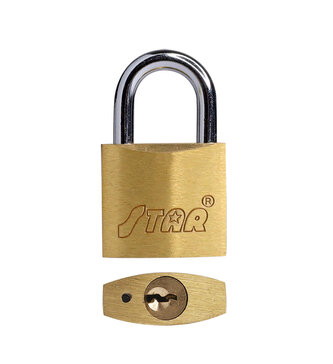 zámek visací STAR 20HS/40mm Ms 3kl.