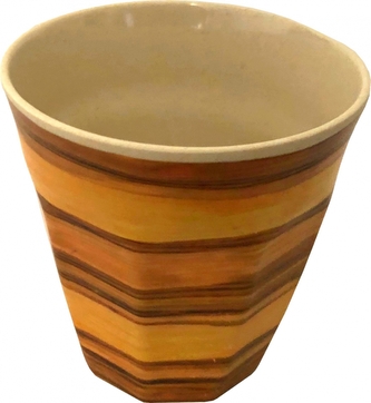 DUE ESSE, Pohár Bamboo Nature 9 cm, světlý