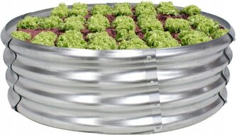 IGOTREND, 837300 Záhon vyvýšený plech. kruh průměr 120 x 30 cm