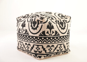 IGOTREND, Taburet POUF 40 cm x 40 cm x 35 cm , dekor 1