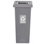Igotrend, 719005 Koš na tříděný odpad 53 l, FIT BIN šedá/šedá