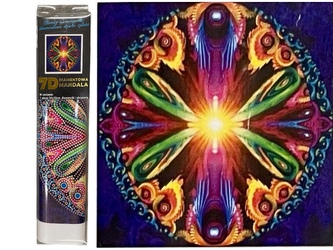 Diamantový obrázek 7D mystická mandala 30 x 40cm