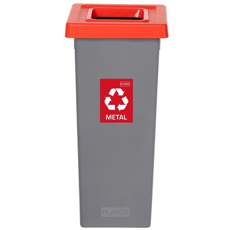 Igotrend, 723004 Koš na tříděný odpad 75 l, FIT BIN šedá/červená Igotrend, 723004 Koš na tříděný odpad 75 l, FIT BIN šedá/červená