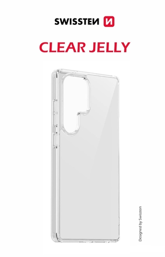 POUZDRO SWISSTEN CLEAR JELLY PRO SAMSUNG GALAXY S25 ULTRA 5G TRANSPARENTNÍ