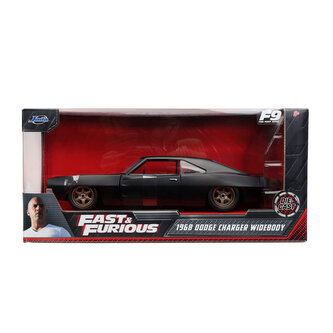 Model Rychle a Zběsile Dodge Charger Widebody 1968 1:24