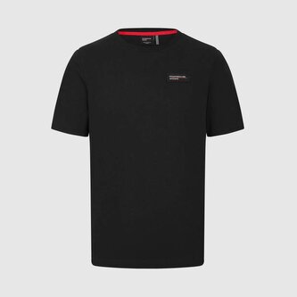 Porsche volnočasové tričko s logem černé - XL