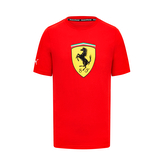 Scuderia Ferrari F1 volnočasové triko s velkým logem červené - M