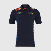 Týmová polokošile Max Verstappen - Red Bull Racing F1 tmavě modrá - M