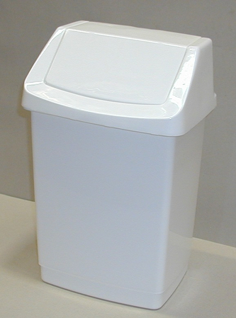 Koš na odpadky CLICK 15L bílý