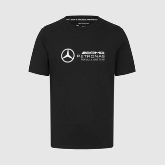 Mercedes AMG Petronas F1 volnočasové triko AMG černé - XL
