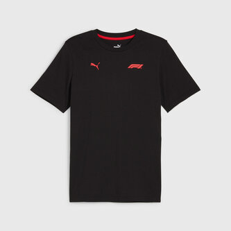 Fanouškovské tričko Formule 1 černé s malým logem Puma - S