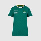 Dámské týmové tričko Aston Martin F1 Team zelené - L
