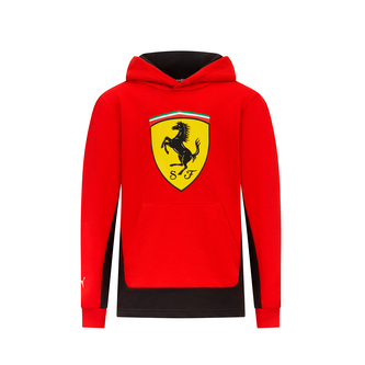 Scuderia Ferrari F1 dětská volnočasová mikina s velkým logem červená - 140 CM