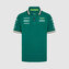 Týmová polokošile Aston Martin F1 Team zelená - XXL