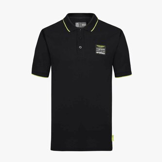 Aston Martin F1 Team volnočasová polokošile černá - M