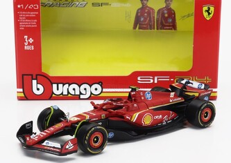 Model Scuderia Ferrari SF-24 BBurago #55 Carlos Sainz 2024 1:43