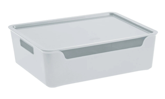 Úložný box BELLA XXL s víkem - 9,15 l šedá