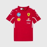 Týmové tričko Scuderia Ferrari F1 s logy sponzorů - M