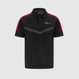 Porsche Motorsport volnočasová polokošile černá s logem - XL