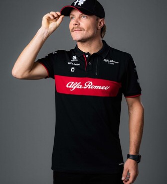 Alfa Romeo F1 Team týmová polokošile černá - M