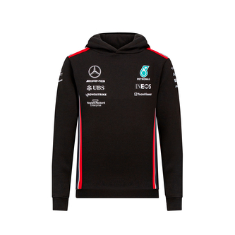 Mercedes AMG Petronas F1 dětská týmová mikina s kapucí AMG - 140 CM
