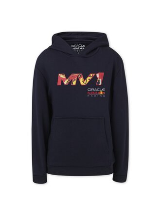 Dětská mikina Max Verstappen - Red Bull Racing F1 POPART tmavě modrá - JM - 140 CM