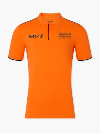Volnočasová polokošile Max Vestappen MV1 oranžová - XL