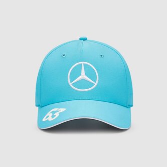 Týmová kšiltovka George Russell - Mercedes AMG F1 modrá