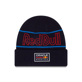 Týmová zimní čepice Red Bull Racing F1 tmavě modrá