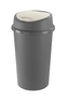 Odpadkový koš BINGO  45L grafit/krémová