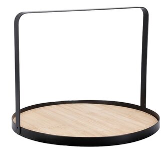 EXCELLENT Podnos servírovací s kovovou rukojetí 35 cm KO-278000600