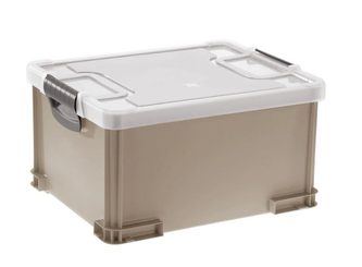 Úložný box AURORA 23L s víkem, transp
