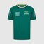 Týmové tričko Fernando Alonso - Aston Martin F1 Team zelené - XXL