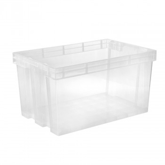 Box HEAVY DUTY 50L transparentní