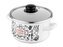 HRNEC SMALTOVANÝ S POKLIČKOU 16 CM 2,1L KITCHEN WHITE