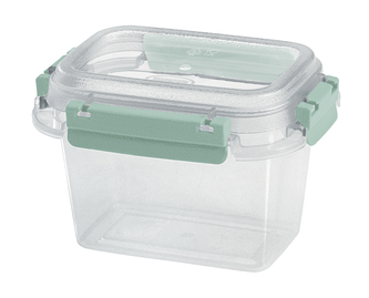 Dóza na potraviny FRESH SYSTEM 0,5 l obdélník transparent/zelená Dóza na potraviny FRESH SYSTEM 0,5 l obdélník transparent/zelená