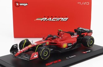 Model Scuderia Ferrari SF-23 BBurago #55 Carlos Sainz 2023 1:43 Signature