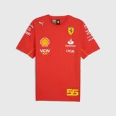 Týmové tričko Carlos Sainz - Scuderia Ferrari F1 červené - L