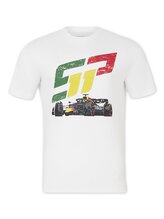 Fanouškovské tričko Sergio Perez - Red Bull Racing F1 bílé - M