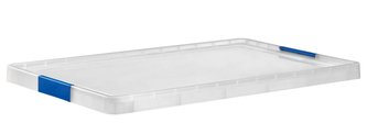 Víko pro box HEAVY DUTY 70X45 cm transparent/modrá