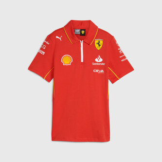 Dámská týmová polokošile Scuderia Ferrari F1 červená - M