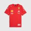 Týmové tričko Charles Leclerc - Scuderia Ferrari F1 červené - XL