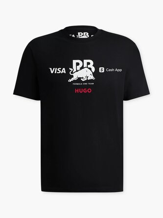 Tričko Daniel Ricciardo - Visa Cash App RB - F1 Team černé - XXL