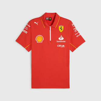 Týmová polokošile Scuderia Ferrari F1 červená - XL