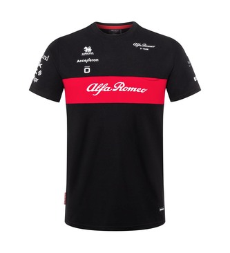 Alfa Romeo F1 Team týmové triko černé - XXL