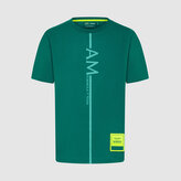 Aston Martin F1 Team volnočasové tričko Oversize zelené - XL