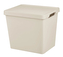Úložný box MAYA XL s víkem - 23,9 l krémová