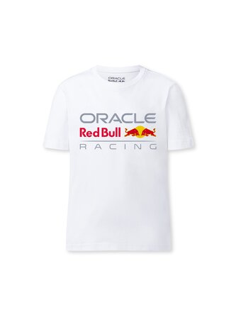 Red Bull Racing F1 dětské volnočasové tričko Core bílé - JXL - 164 CM
