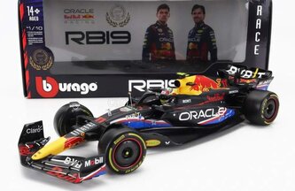 Model Red Bull F1 RB19 BBurago #11 Sergio Perez Austin GP 2023 1:18
