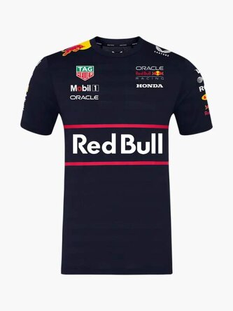 Týmové tričko Oracle Red Bull Racing s logy sponzorů - XXL